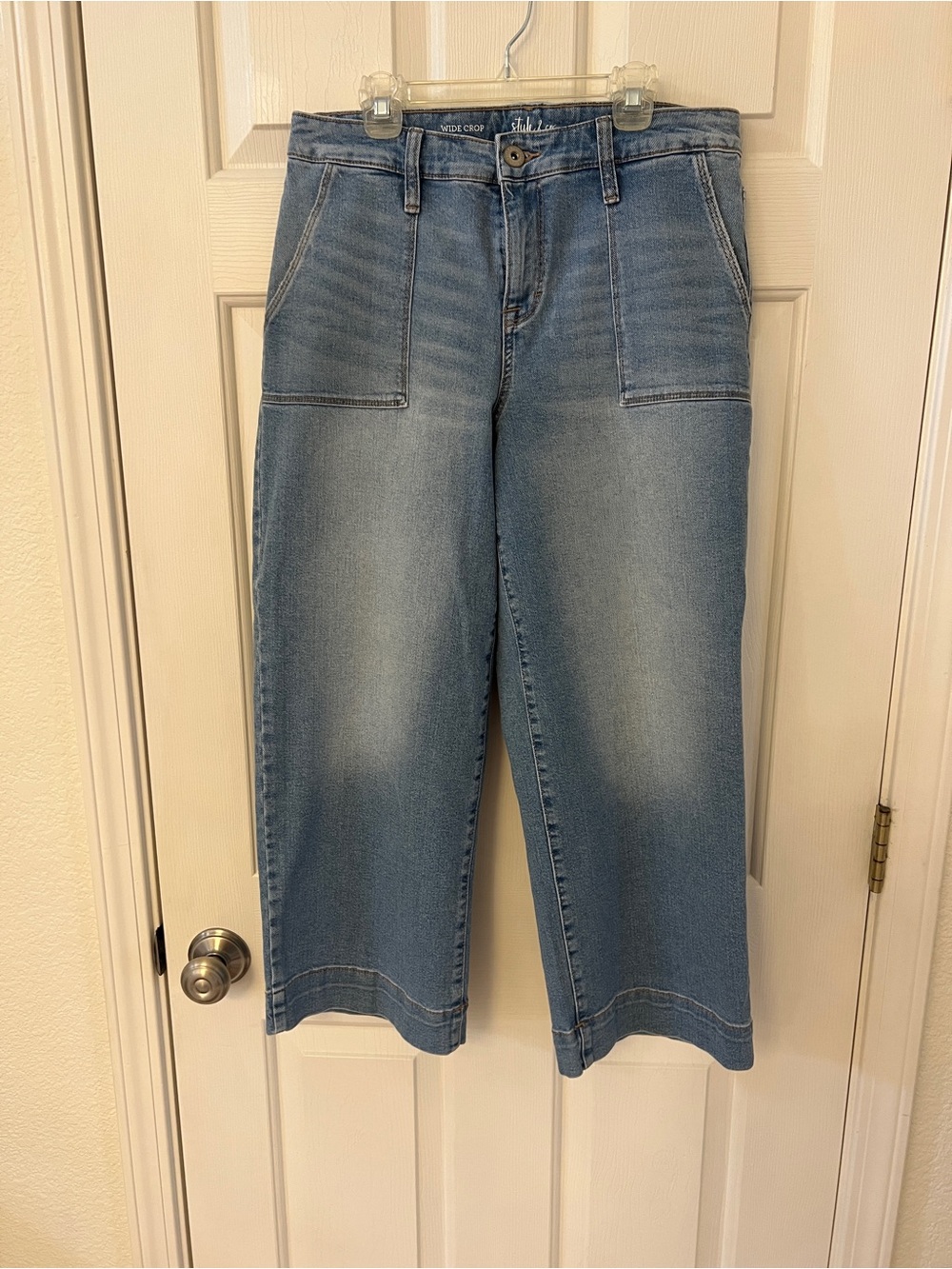 Style & Co. Cropped Wide-Leg Jeans - Light Wash Blue
